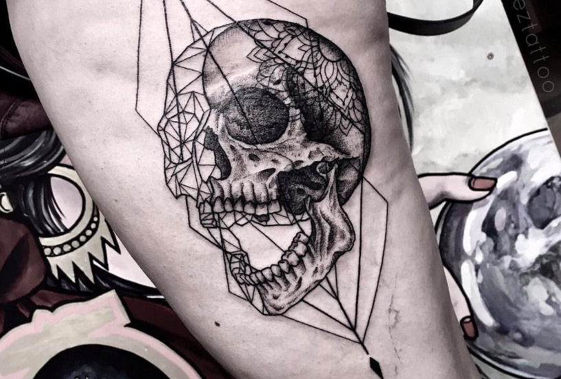 skull tatu foto 12 foto tattoo | ТАТУ татуировки