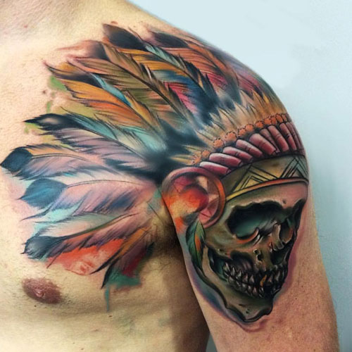 skull tatu foto 9 foto tattoo | ТАТУ татуировки