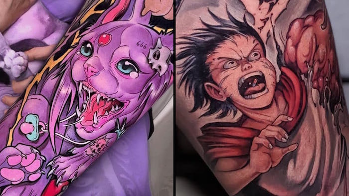 anime manga tattoo foto 18