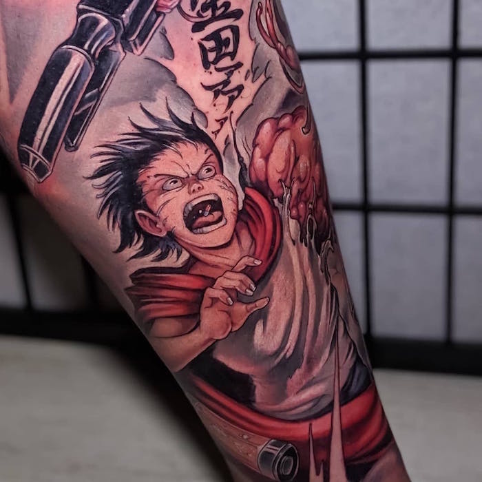 anime manga tattoo foto 2