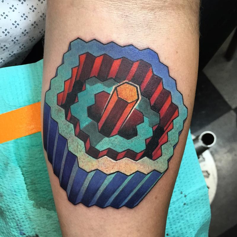 Optical Illusion ontattoo 16