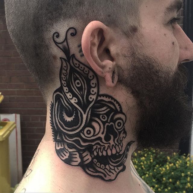 tatu neck foto 2 Фото Тату татуировки