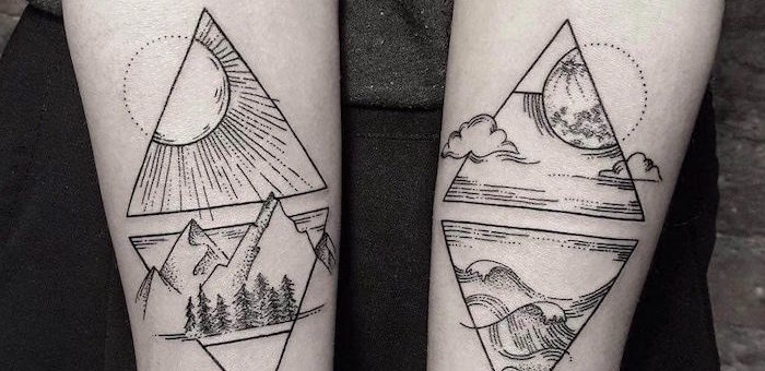 tatu treugolnik 9 foto tattoo | ТАТУ татуировки