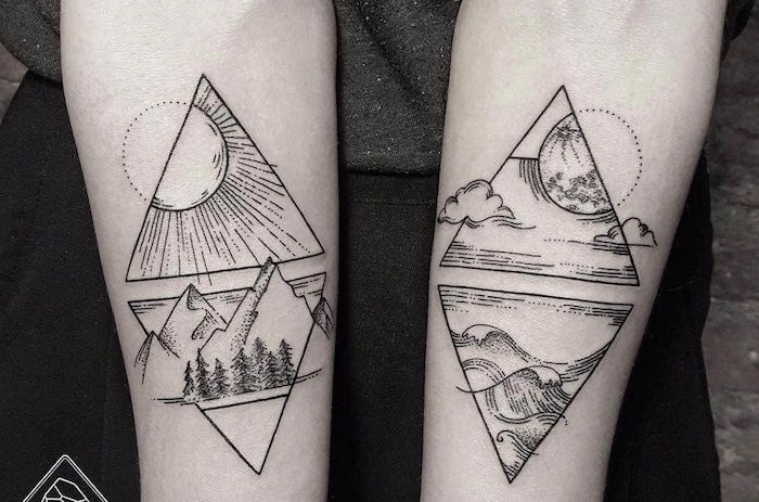 tatu treugolnik 9 foto tattoo | ТАТУ татуировки